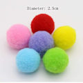 Miniatyrbild 4 av 5: Paket med 70 kattleksak bollar, skumgummi kattleksak bollar, färgglada kattleksak bollar, pompom bollar, S