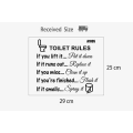 Pikkukuva 2 / 6: DIY irrotettavat hauskat kuvat, mies ja nainen, pesuhuone, wc, kylpy