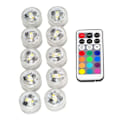 Miniatyrbillede 1 af 7: Undervandslys Mini Lys RGB Multi Multifarvet Dambelysning