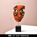Miniatyrbilde 2 av 5: Kroppsskulptur abstrakt ansikt statue abstrakt kunst harpiks skulptur