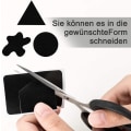 Miniatyrbillede 6 af 8: Pakke med 300 sorte tavleetiketter - Vandtætte etiketter - Selvklæbende til