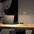 Pikkukuva 3 / 5: Pöytävalaisinpakkaus, langaton pöytävalaisin LED-akulla, USB 1200 mAh ladattava