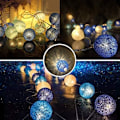 Miniatyrbillede 4 af 8: Bomuldsbold Fe Lys - 3M 20 LED Bold Fe Lys til Indendørs Nattelys