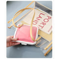 Miniatyrbillede 3 af 5: Sandwichbrød Opbevaringsboks (Pink), Bærbar Silikone Madkasse, Varmeforseglelig