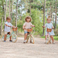 Miniatyrbillede 7 af 7: Cykelkurv til børn, flettet kurv til cykelstyr, hængekurv