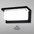 Pikkukuva 1 / 5: Ulkoseinävalaisin LED-liiketunnistimella, IP65, vedenpitävä, moderni