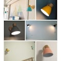 Miniatyrbilde 2 av 2: Nordisk metalljern Macaron romsenglampe moderne