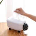Miniatyrbillede 3 af 5: Facial tissue holder enkel sød får