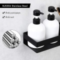 Miniatyrbillede 4 af 5: Vægmonterede hylder 40CM Moderne badeværelseshylder i rustfrit stål SUS304 Mat sort,