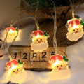 Miniatyrbilde 4 av 5: Julelys julelys 3M: Julelys med julenissen for festlig glød