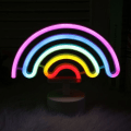 Miniatyrbillede 1 af 6: Sød regnbue neon lys, regnbueformet LED-skilt,