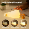 Miniatyrbillede 3 af 5: LED natlys til børn, 3 lystilstande natlys til baby, LED natlampe til børneværelse