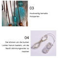 Miniatyrbillede 4 af 6: Drømmefanger Lys Håndlavede Fjer Blomster Drømmefanger DIY Dreamcatcher