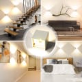 Miniatyrbillede 4 af 8: LED væglampe indendørs/udendørs 12W 2-delt udendørs væglampe 3000K LED