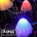 Miniatyrbilde 5 av 7: Solcelledrevne eventyrlys utendørs 20 LED soppdekorasjon, 8 moduser lys sopp LED-dekorasjon