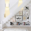 Miniatyrbillede 5 af 8: LED væglampe indendørs/udendørs 12W 2-delt udendørs væglampe 3000K LED