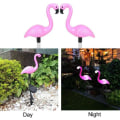 Pikkukuva 2 / 4: Flamingot puutarhan koristevalot, IP44 vedenpitävät ulkoaurinkopaneelit