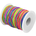 Miniatyrbilde 1 av 5: 100 m regnbuefarget elastisk snor, elastisk tråd i stoff