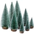 Miniatyrbillede 1 af 5: Mini Grøn Juletræ, Kunstigt Juletræ, Mini Juletræ,