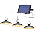 Miniatyrbillede 1 af 6: Solcellelampe udendørs solcelle hængelampe varm hvid IP65 vandtæt have