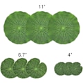 Miniatyrbillede 5 af 8: Lotus blad kunstig flydende skum lotus blad kunstig blad fisk