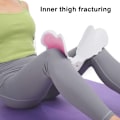 Miniatyrbild 7 av 8: Hembenklämma för hemmet, vacker benklämma, fitnessrör, yogarumpa-artefakt, rosa