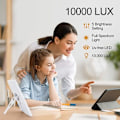 Miniatyrbillede 7 af 8: Dagslyslampe 10.000 lux, lysterapilampe med 3 lysfarver, lysstyrkeniveauer