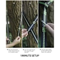 Miniatyrbild 4 av 8: Hängmattsfäste Trädsvängfäste Hängstol Set 3 Meter x