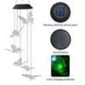 Miniatyrbillede 3 af 6: LED Solcellelampe Farverig Sommerfuglelampe Vandtæt Udendørs Havebelysning
