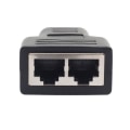 Pikkukuva 3 / 6: RJ45-jakaja-sovitin 1-2 porttia, naaras-naaras, Internet-laajennin, verkko