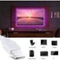 Miniatyrbilde 4 av 6: LED-stripe 5m USB LED-stripe, RGB LED TV-bakgrunnsbelysning LED-bånd 16