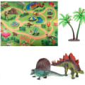 Miniatyrbilde 2 av 5: Wenosda Dinosaur Toy Figure med lekematte, Dinosaur Toy Set Dino Spi