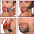 Miniatyrbillede 5 af 5: 4 stk. Trim Beard Comb Beard Skabelon til mænd Beard Shaping Tool
