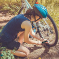 Miniatyrbillede 8 af 8: Mini cykelpumpe | Luftpumpe | 120PSI | Sort