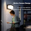Miniatyrbillede 2 af 4: 18W LED væglampe udendørs lys med bevægelsessensor moderne