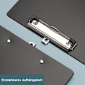 Miniatyrbillede 2 af 6: A4 klemmappe, 6 A4 klemmapper med gummibelagt metalclips, klemmappe,