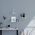 Miniatyrbillede 2 af 5: Plasthylde, vægmonteret, ingen boring, selvklæbende opbevaringsskab,