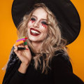 Miniatyrbild 5 av 7: 40 stycken Halloween färgglada häxfingrar för läsning, plastfingerdockor,