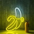 Pikkukuva 3 / 6: Banaani Neon-kyltit LED Neon-valot Taide Seinäkoristevalot Neon-valot