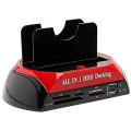 Miniatyrbillede 6 af 6: HDD Docking Station Dobbelt Harddisk Docking Station Base til 2,5 tommer 3,5 tommer