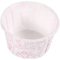 Miniatyrbillede 5 af 5: 100 stk. kagepapir cupcake liner etui wrapper muffin bagekop til fest 7 farver (hvid)