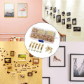 Miniatyrbilde 7 av 7: 100 stk fotohenger Tie Frame Henger Bildekroker laget av sterk og holdbar
