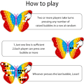 Miniatyrbild 4 av 5: Stor storlek Push Popper It Cute Fidget Pop Pops Sensory,