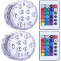 Miniatyrbillede 1 af 8: LED dykkerlys, vandtæt SPA LED dykkerlampe, undervands LED-lys med