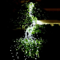 Miniatyrbillede 1 af 8: Led lyspakke, vandkande lyskæde 8 tilstande 200 LED ren hvid
