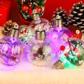 Miniatyrbilde 1 av 7: 6-delt LED julekule med lys Julekule lys