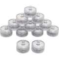 Miniatyrbillede 2 af 8: 12x LED Vandtætte Nedsænkelige Tealights Flammeløse Tealight Batteridrevet