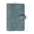 Miniatyrbillede 2 af 6: A6 PU læder notesbog genopfyldelig 6 runde ringbind covers til A6 fyldepenne