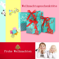 Miniatyrbilde 5 av 5: Pakke med 12 juleposer, juleposer med håndtak, julegaveposer i papir,