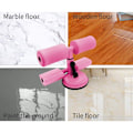 Miniatyrbilde 5 av 8: Selvsugende situp-stang, sit-ups hjelpemiddel, sit up trener sugekopp, rosa